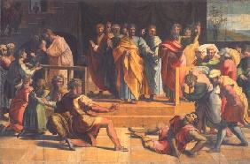 Der Tod des Ananias 1514/15