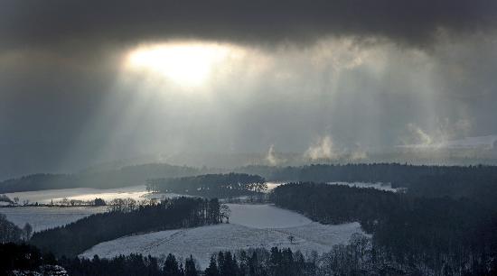 Sächsische Schweiz im Schnee von Ralf Hirschberger