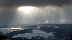 Sächsische Schweiz im Schnee