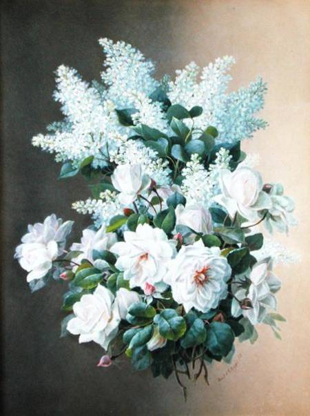 Lilacs and Roses von Raoul M. de Longpre