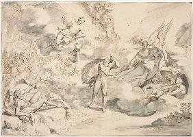 Aeolus Obeying Juno's Command to Create a Storm c.1683-84