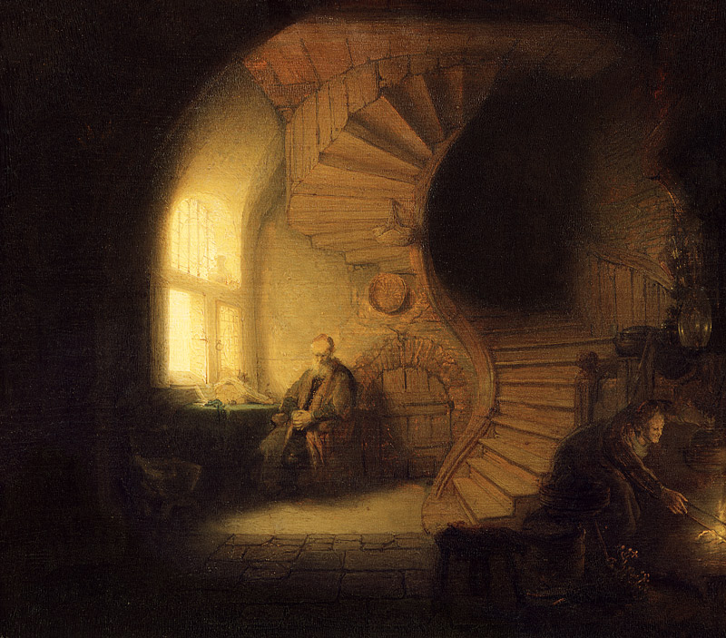 Der Philosoph von Rembrandt van Rijn