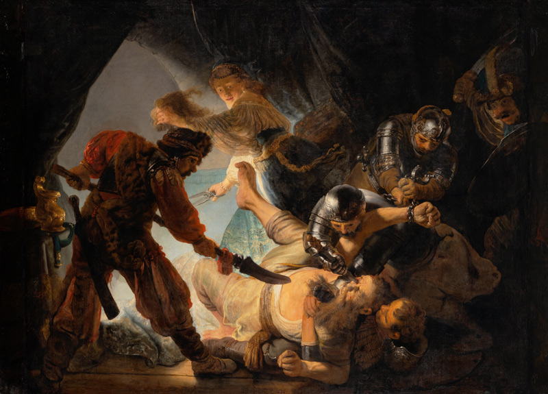 Die Blendung Simsons von Rembrandt van Rijn