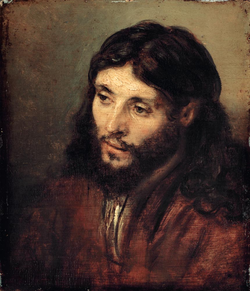 Kopf des Christus von Rembrandt van Rijn