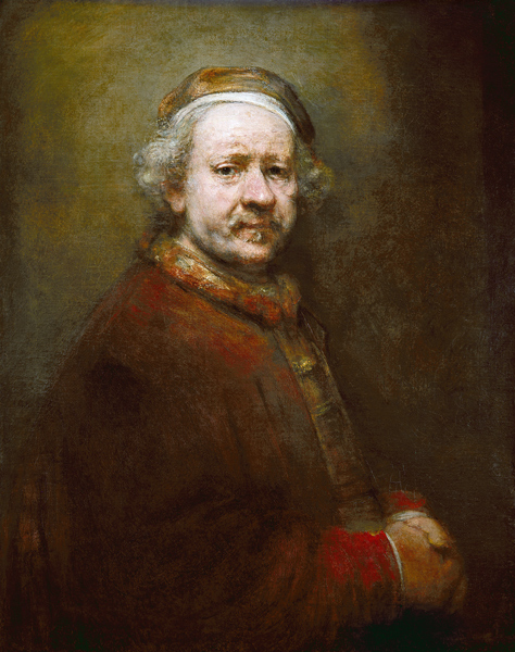 Self Portrait in at the Age of 63, 1669 (oil on canvas) von Rembrandt van Rijn