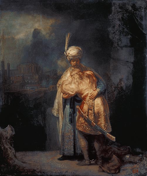 Davids Abschied von Jonathan von Rembrandt van Rijn