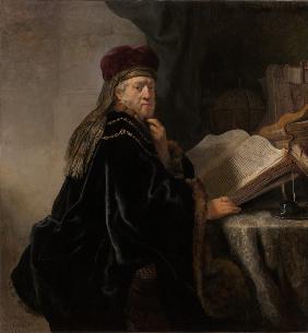 Gelehrter an seinem Schreibtisch 1634