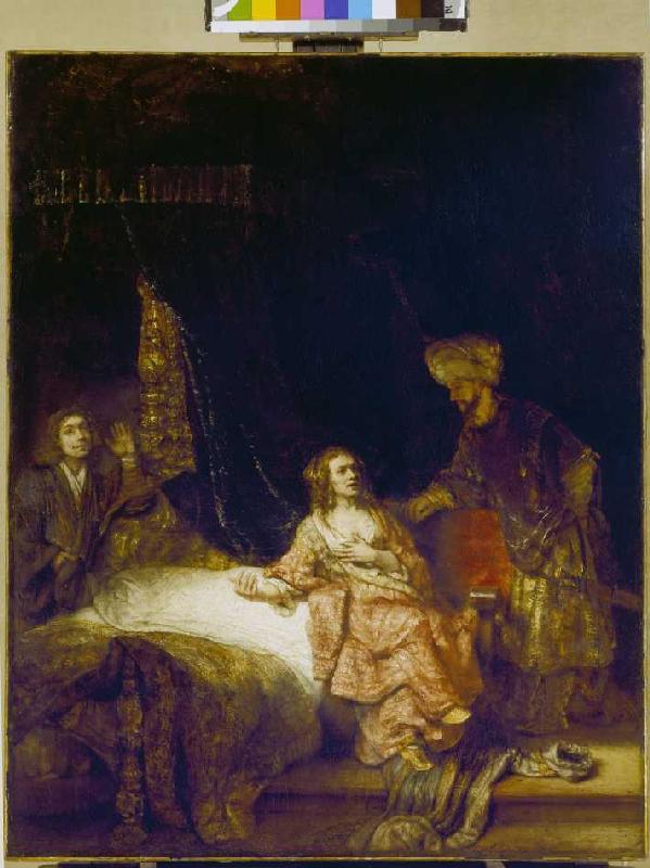 Joseph und die Frau des Potiphar von Rembrandt van Rijn
