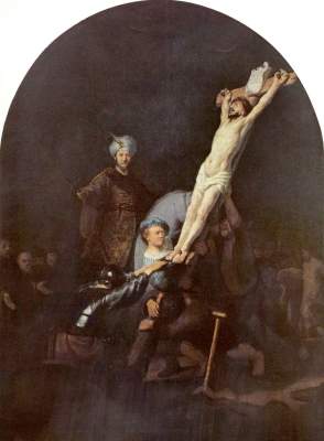 Kreuzaufrichtung von Rembrandt van Rijn