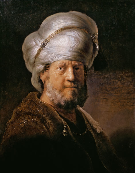 Rembrandt, Bildnis eines Orientale von Rembrandt van Rijn