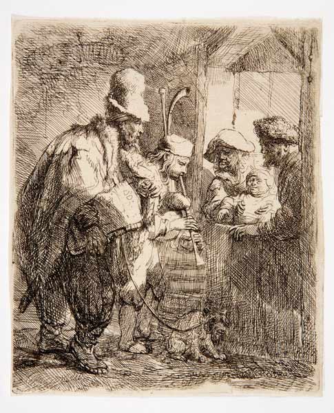 Die fahrenden Musikanten von Rembrandt van Rijn