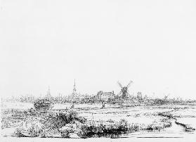 View of Amsterdam c.1640
