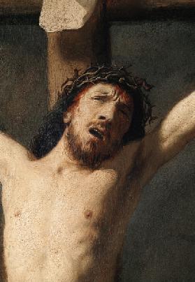 Christ on the Cross, detail of the head detail of