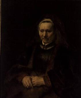 Portrait of an Elderly Woman c. 1650