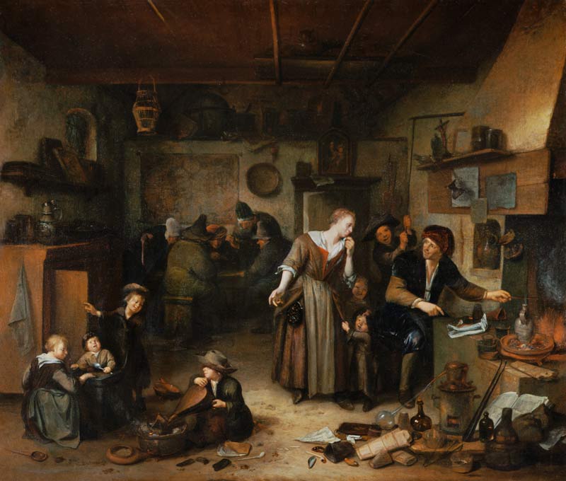 In der Werkstatt des Alchimisten von Richard Brakenburgh