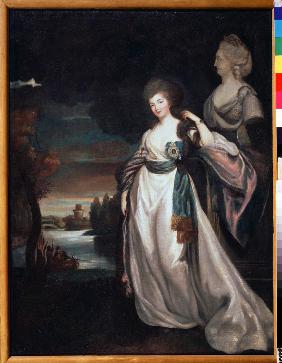 Porträt von Hofdame Fürstin Alexandra Branicka (1754-1838), geb. von Engelhardt