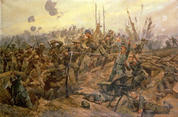 The Battle of the Somme von Richard Caton II Woodville