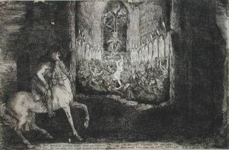 Scene from Tam O'Shanter by Robert Burns (1759-96) von Richard Cockle Lucas