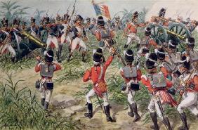 The Charge of the 7th Foot Royal Fusiliers, Martinique, 1st February, 1809