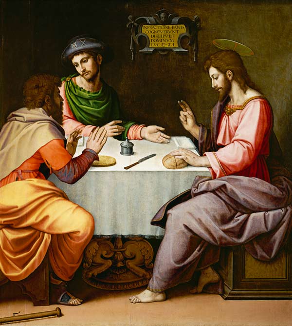 The Supper at Emmaus von Ridolfo Ghirlandaio