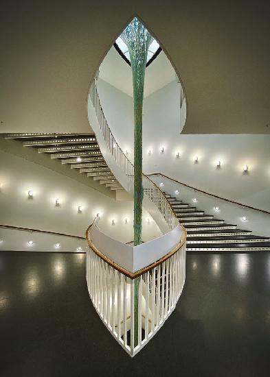 Treppe des Chicago Museums
