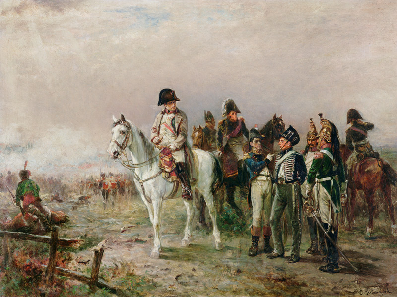The Turning Point at Waterloo von Robert Alexander Hillingford