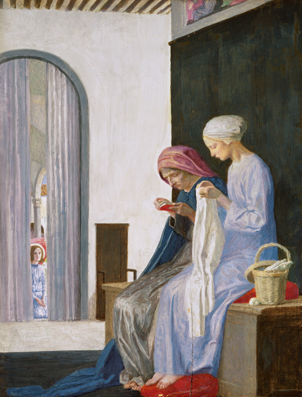 Mary in the House of Elizabeth von Robert Anning Bell