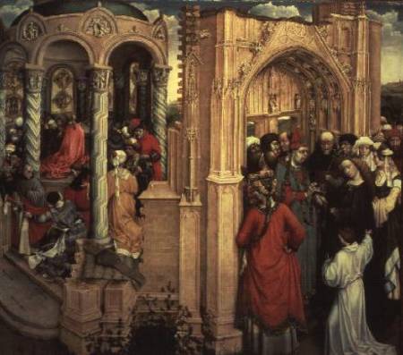 The Nuptials of the Virgin von Robert Campin