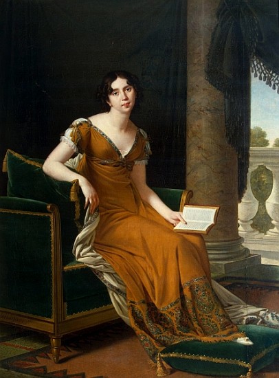 Portrait of Yelizaveta Demidova, c.1805 von Robert Lefevre