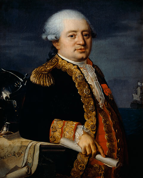 Portrait of the Comte de La Couldre de La Bretonniere von Robert Lefevre
