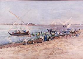 The Nile near Cairo 1892  on