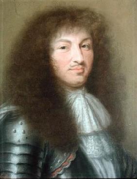 Portrait of Louis XIV (1638-1715) King of France (pastel on paper) 19th
