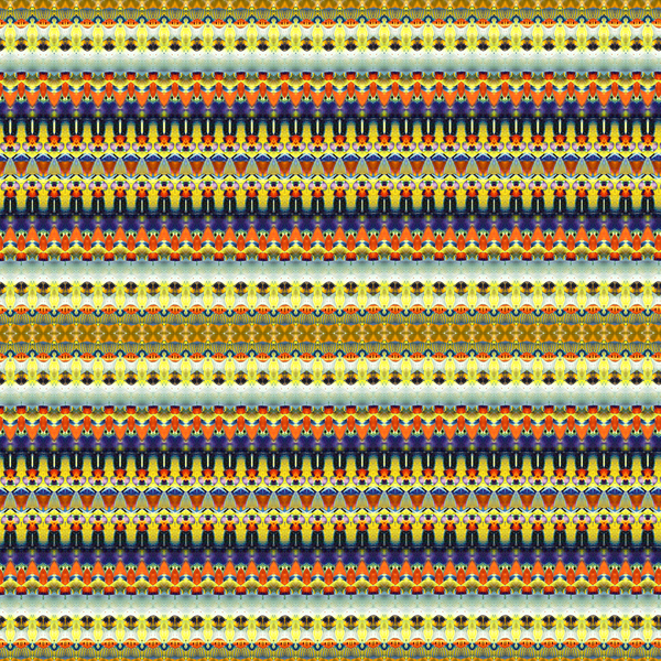 Tribal Orange Stripe von Robyn Parker