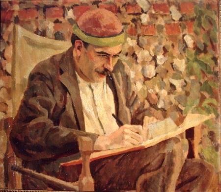 Portrait of John Maynard Keynes (1883-1946) von Roger Eliot Fry