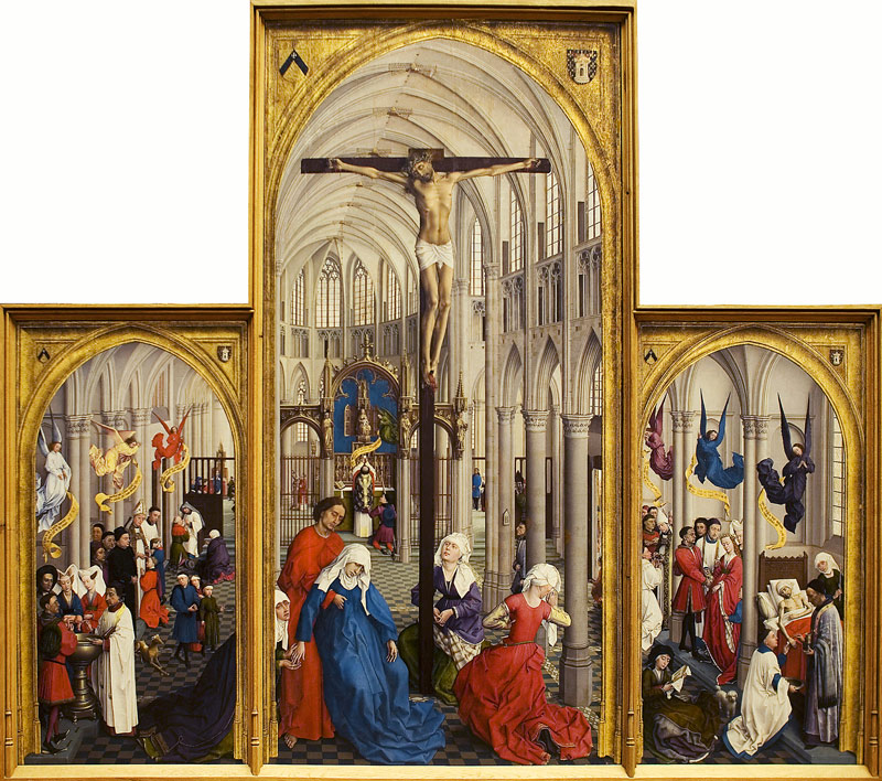 Die sieben Sakramente von Rogier van der Weyden