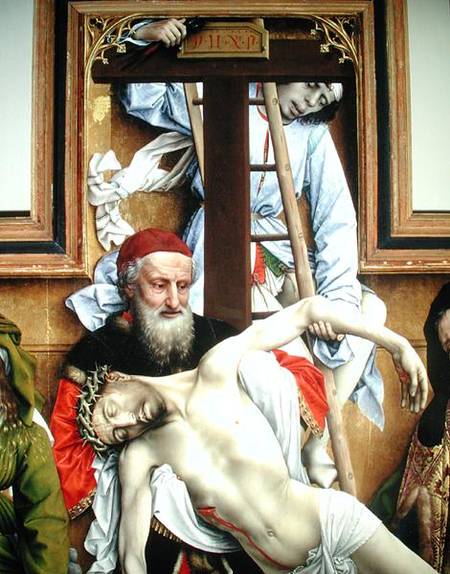 Joseph of Arimathea Supporting the Dead Christ von Rogier van der Weyden