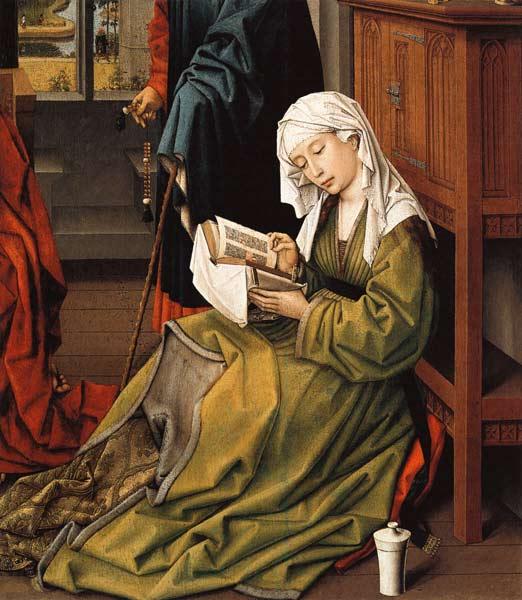 Die lesende heilige Magdalena.