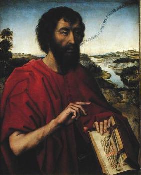 St. John the Baptist, left hand panel of the Triptych of the Braque Family