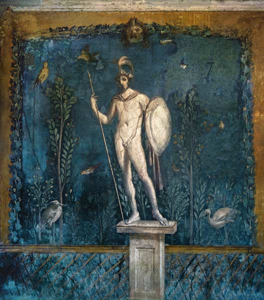 Statue of a nude soldier von Roman
