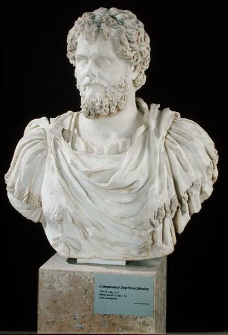 Bust of Septimus Severus (145-211) von Roman