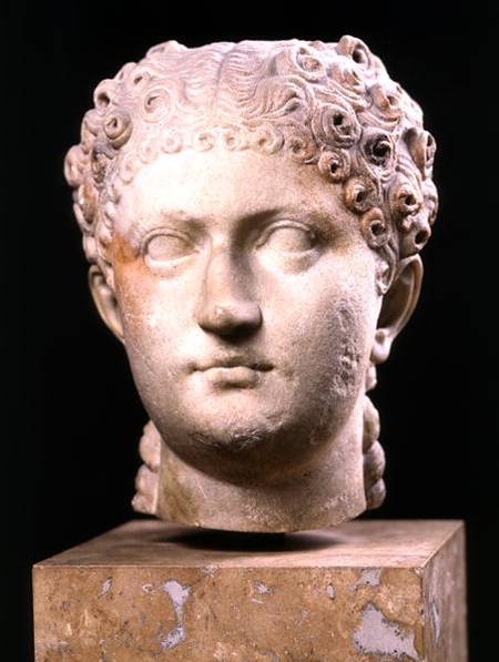 Head of Agrippina the Younger (c.16-59) von Roman
