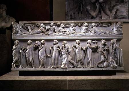 Sarcophagus of the Muses, Roman von Roman
