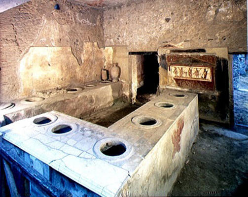 The Counter of the Thermopolium, via dell'Abbondanza, 1st century BC von Roman