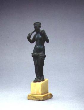 Bronze figure of Venus holding a mirror 1st or 2nd
