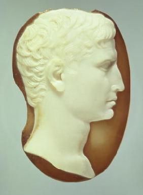 Cameo depicting Emperor Augustus (63-14 BC) (sardonyx) 18th