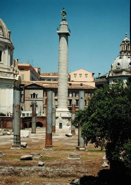 View of Trajan's Column von Roman