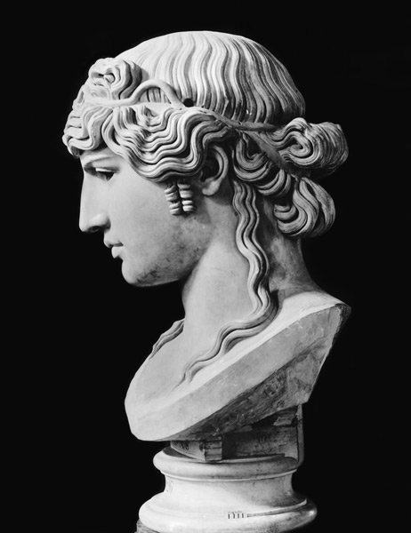 Bust of Antinous (c.110-30) called 'Antinous Mondragone' von Roman