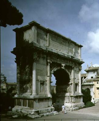 The Arch of Titus, to commemorate the Emperor's Sack of Jerusalem in 70 AD, 81 AD (photo) von Roman 1st century AD