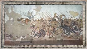 The Alexander Mosaic, depicting the Battle of Issus between Alexander the Great (356-323 BC) and Dar 18th
