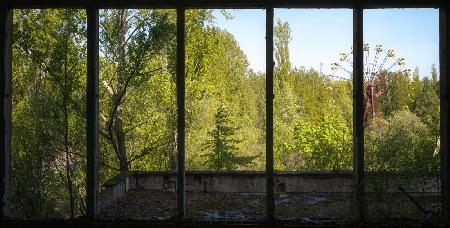 Riesenrad in Pripyat Tschernobyl